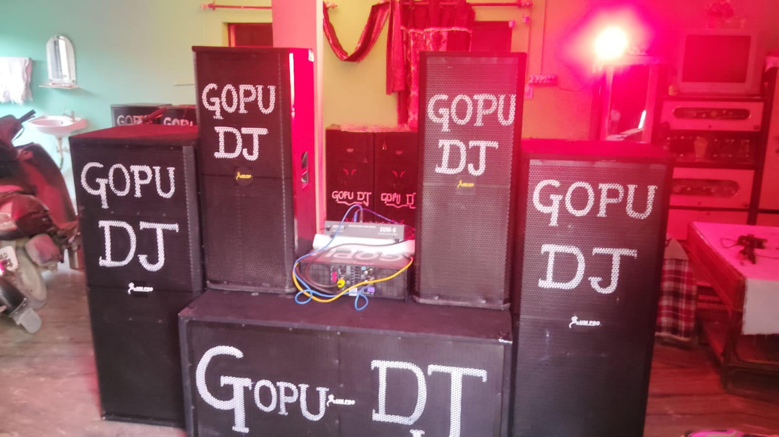 Gopu DJ live setup — Mathura 1