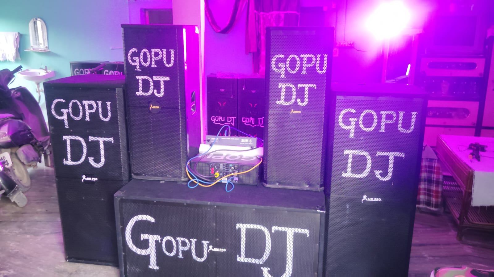 Gopu DJ live setup — Mathura 2